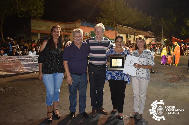 El Poder Legislativo acompañó los corsos de Puerto Tirol capital provincial de la Murga