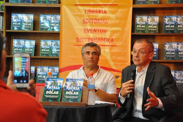El diputado Pedrini presentó el libro Patria o Dólar del economista Alejandro Vanoli