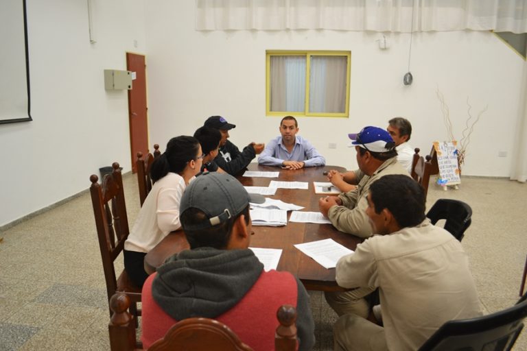 PRESIDENCIA DE LA PLAZA: REUNIÓN CON EQUIPO DE LA PLANTA DE TRATAMIENTOS DE  R.S.U Y ÁREA DE AMBIENTE