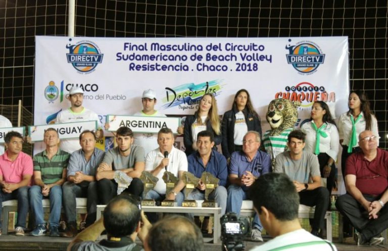 CHACO: FINAL SUDAMERICANA MASCULINA DE BEACH VÓLEY QUE SE DISPUTARÁ EN EL POLIDEPORTIVO JAIME ZAPATA