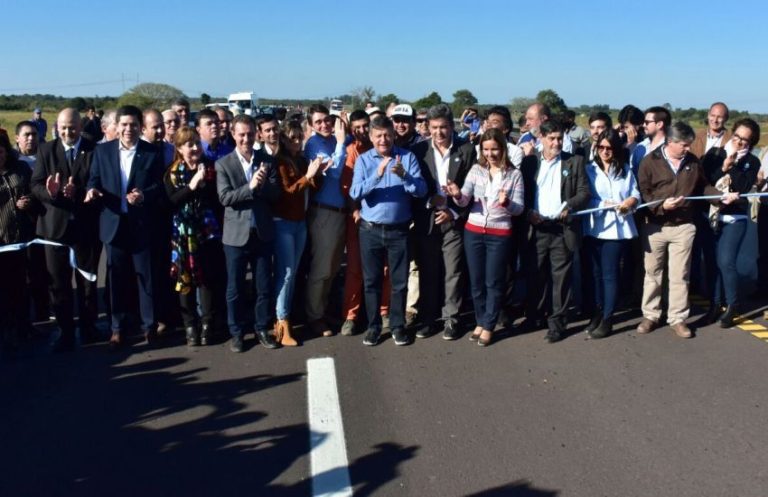 EN LA INAUGURACIÓN DE LA AUTOPISTA HASTA MAKALLÉ, PEPPO INSTÓ A QUE “NO SE POSTERGUE LA OBRA PÚBLICA”