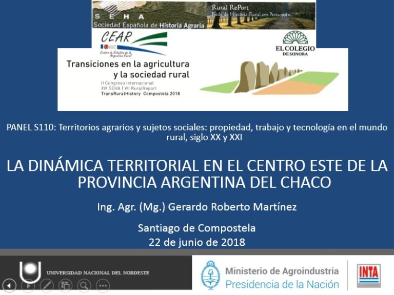 Presentación chaqueña en Congreso Internacional de historia rural