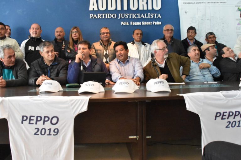 MILITANTES JUSTICIALISTAS PIDEN LA REELECCIÓN DE PEPPO   