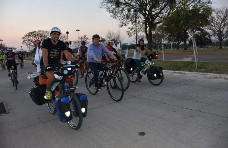 PEPPO RECIBIÓ AL GRUPO BICIVENTURA QUE RECORRE EL MUNDO EN BICICLETA POR LOS OBJETIVOS DE DESARROLLO SOSTENIBLE