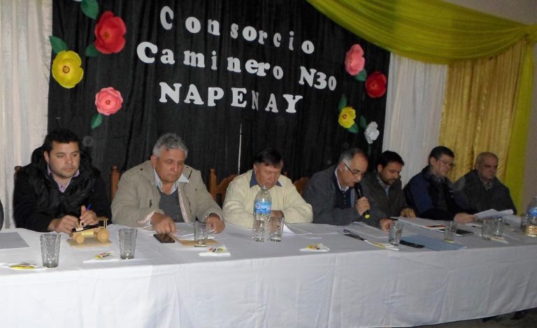 EL CONSORCIO CAMINERO Nº 30  DE NAPENAY APROBÓ BALANCE ANUAL Y REELIGIÓ A SU COMISIÓN DIRECTIVA 