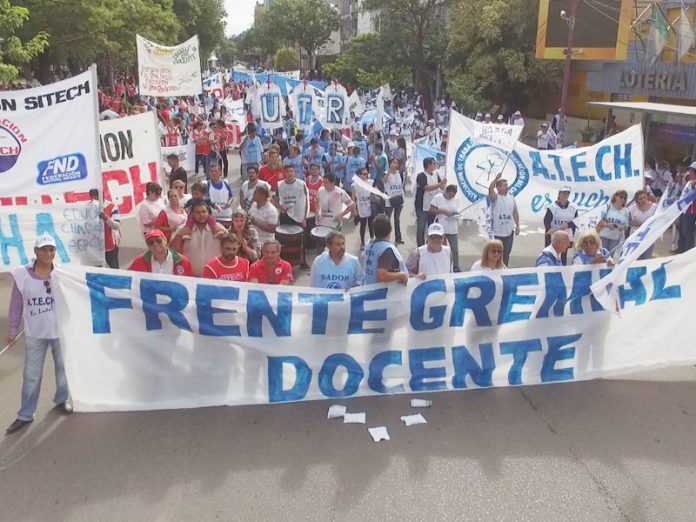 El Frente Gremial Docente para el miércoles y advierte la profundización del conflicto