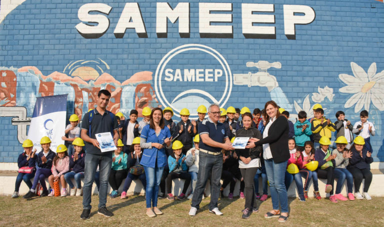 EL INSTITUTO DE SEGURIDAD E HIGIENE Y ESCUELAS VISITARON LA PLANTA POTABILIZADORA DE SAMEEP