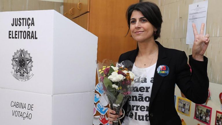 “Vote como una garota”Manuela D’Ávila, la candidata a vice de Haddad