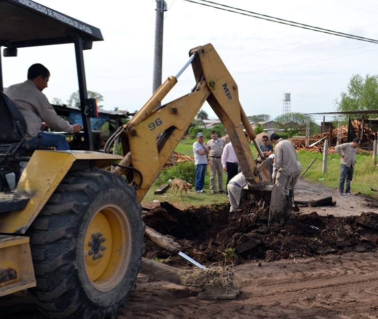 PRESIDENCIA DE LA PLAZA: EXTRAORDINARIO PLAN DE DESAGÜES DEL PARQUE INDUSTRIAL