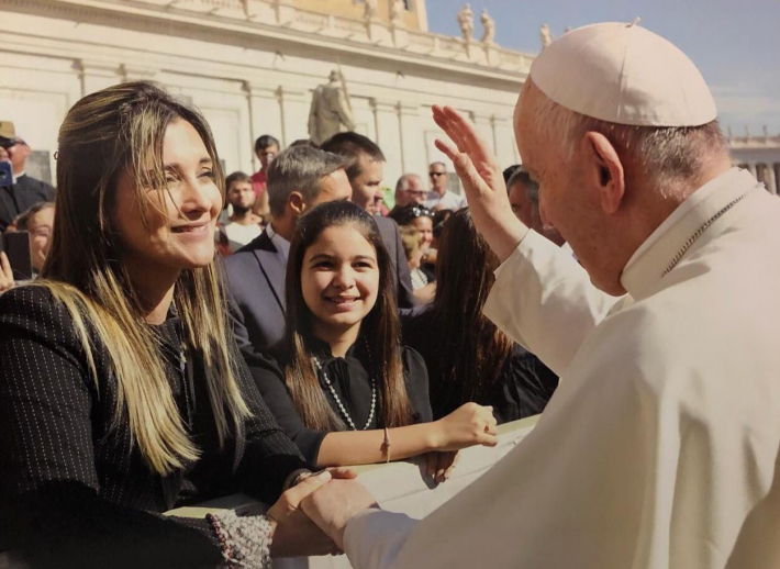 Panzardi se encontró con el papa Francisco: “Llevo a los chaqueños un mensaje de paz”