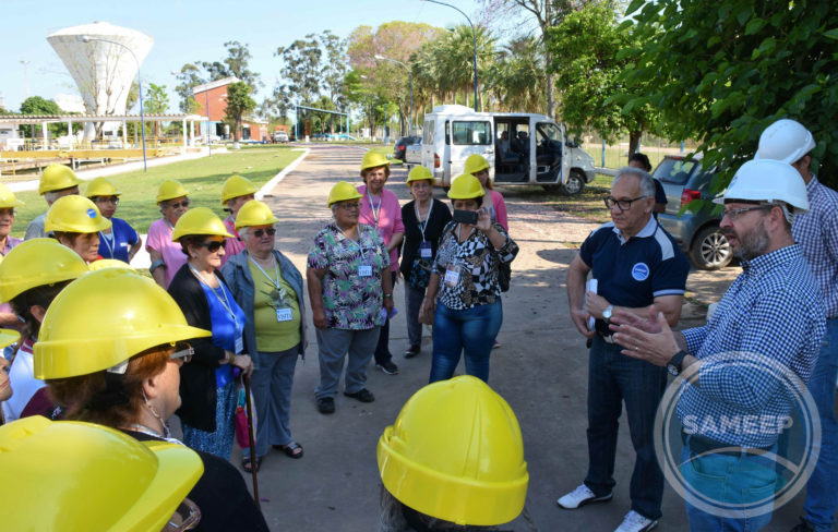 SAMEEP RECIBIÓ EN SU COMPLEJO DE PLANTAS POTABILIZADORAS AL CENTRO DE DÍA PARA ADULTOS MAYORES «BETANIA»