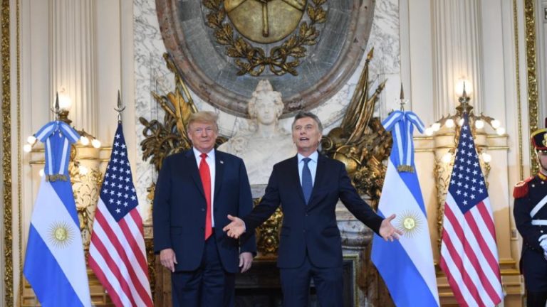 Macri y Trump celebraron su amistad en Casa de Gobierno Friends en la Rosada