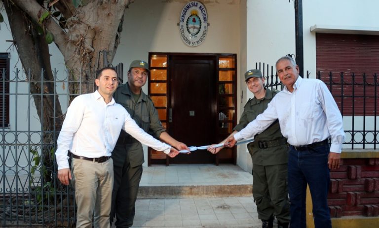 PRESIDENCIA DE LA PLAZA: INAUGURACIÓN BASE PATRULLA FIJA  GENDARMERÍA NACIONAL EN PRESIDENCIA DE LA PLAZA