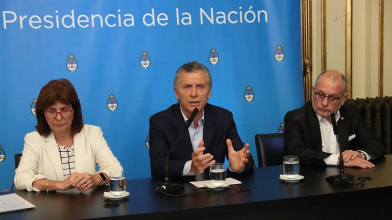 Macri habló brevemente en la Casa Rosada La vuelta de las vacaciones