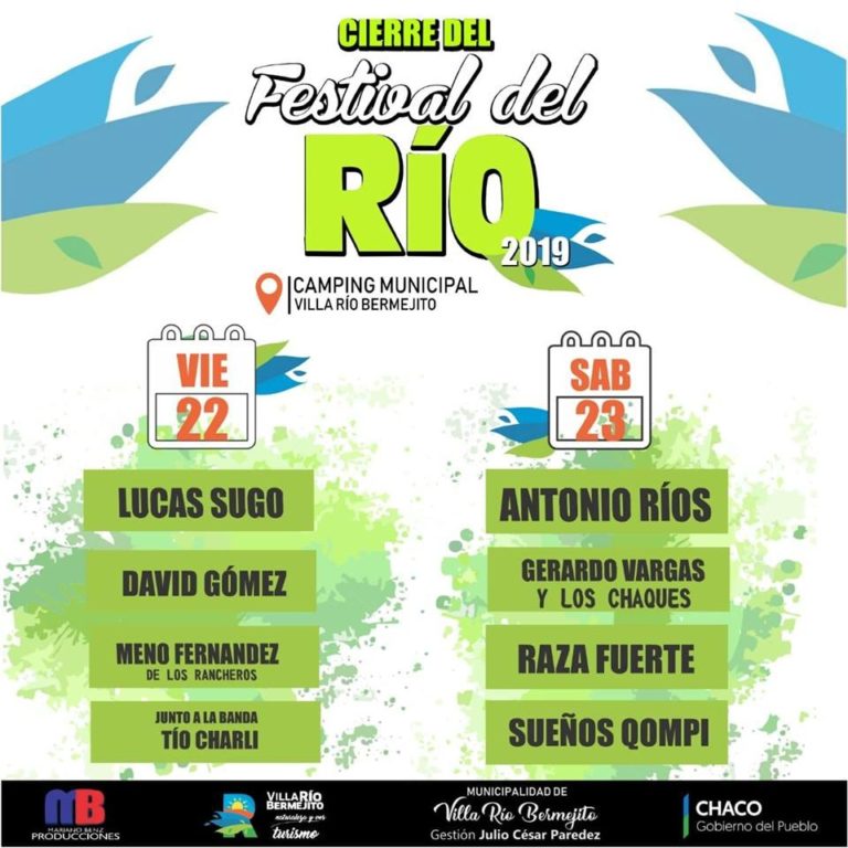 VERANO EN CHACO: ESTE FIN DE SEMANA SE VIVIRÁ EL FESTIVAL DEL RIO EN BERMEJITO