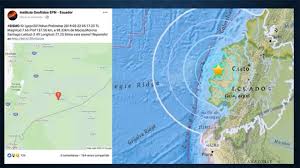 No se reportaron víctimas ni grandes daños materiales Un terremoto de 7,5 sacudió Ecuador