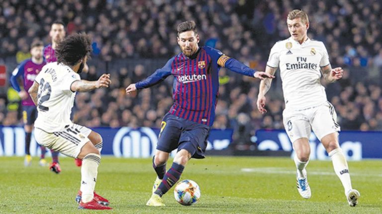 Barcelona y Real Madrid empataron 1-1 por las semis de la Copa del Rey