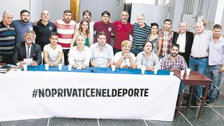 Distintas organizaciones crearon el Frente Unido del Deporte Argentino-Todos contra la privatización