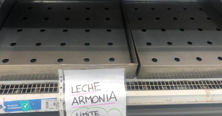 Leche DEScuidada ,quejas por falta de productos de Precios Cuidados