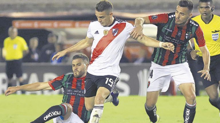 River igualó ante Palestino por el Grupo A de la Copa LibertadoresNo hubo gritos de gol en un vacío Monumental