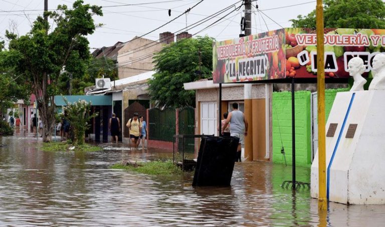 Sáenz Peña en alerta por la cantidad de agua que baja del noroeste provincial