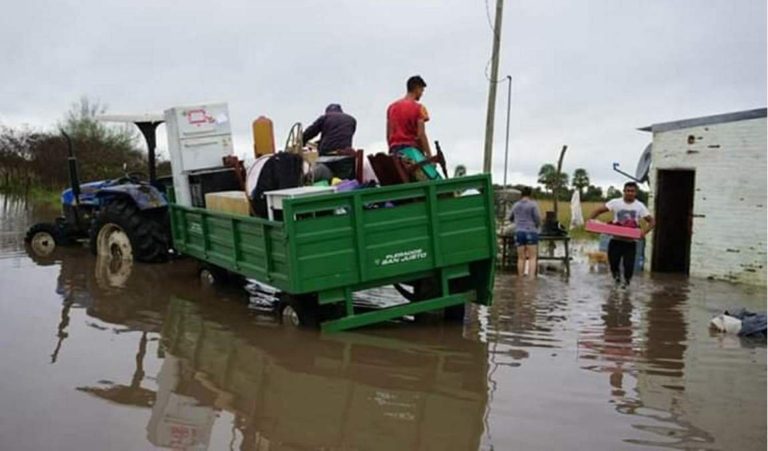 Enrique Urien, la localidad más afectada por las lluvias
