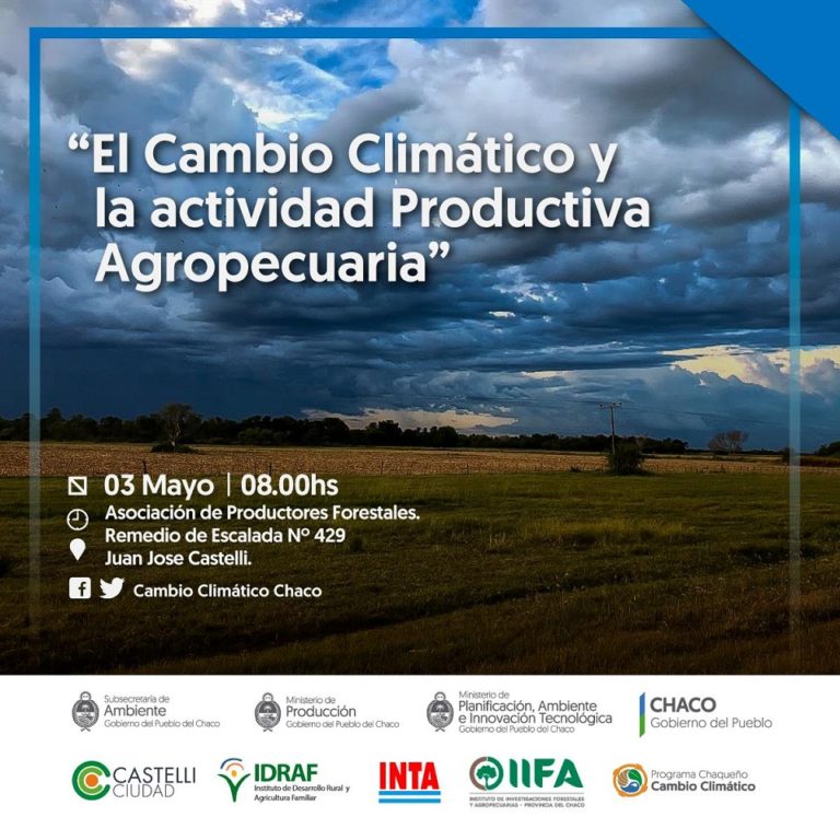 EL GOBIERNO CAPACITARÁ A PRODUCTORES SOBRE EL CAMBIO CLIMÁTICO