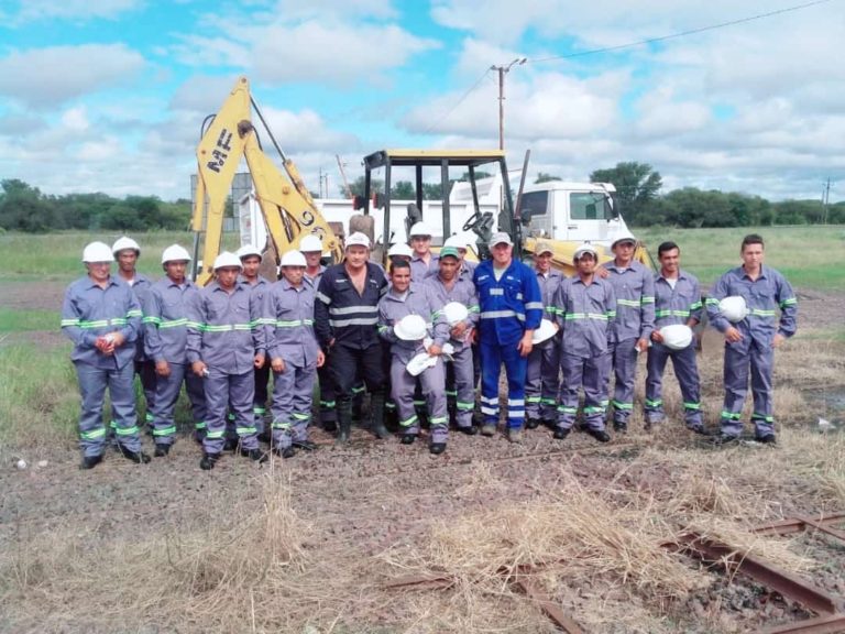 AVANZAN LAS OBRAS DE VÍAS DEL RAMAL C3 DEL FERROCARRIL GENERAL BELGRANO