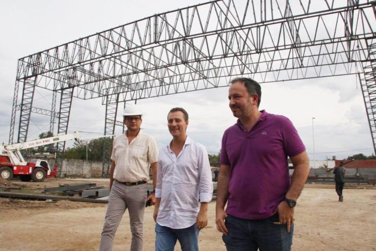 EL SUEÑO FOREVISTA CADA VEZ MAS CERCA: ECHEZARRETA SUPERVISÓ LOS TRABAJOS EN EL MICROESTADIO