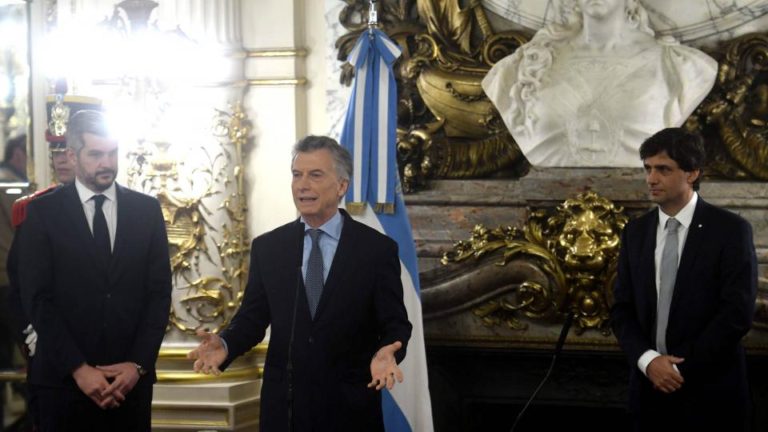 El Presidente y un insólito error durante el juramento de Hernán Lacunza como ministro de Hacienda.