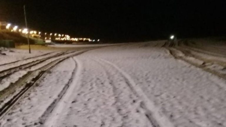 Nieve en Mar del Plata, Necochea y Lobería