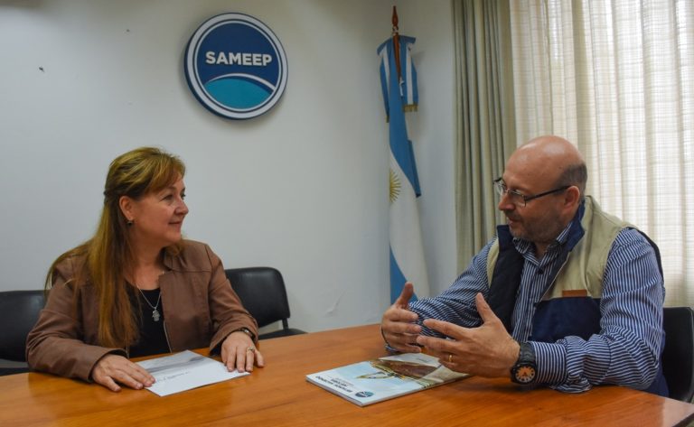 SAMEEP RECIBIÓ A LA SECRETARIA DE INVERSIONES PARA FUTUROS TRABAJOS EN COMÚN