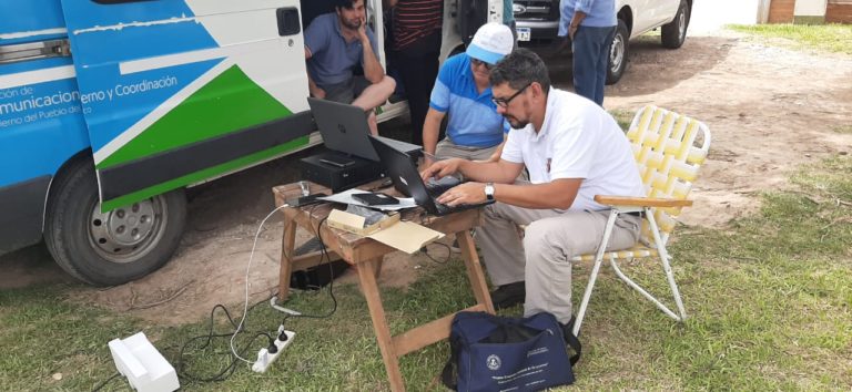 GOBIERNO PROBÓ EQUIPOS DE COMUNICACIÓN PARA CONTINGENCIAS CLIMÁTICAS