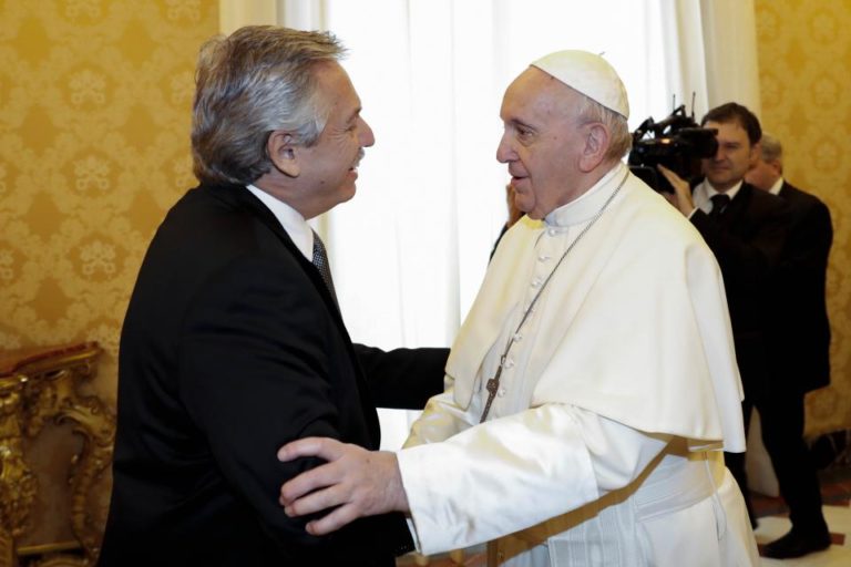 El Papa y Alberto Fernández se reunieron en el Vaticano
