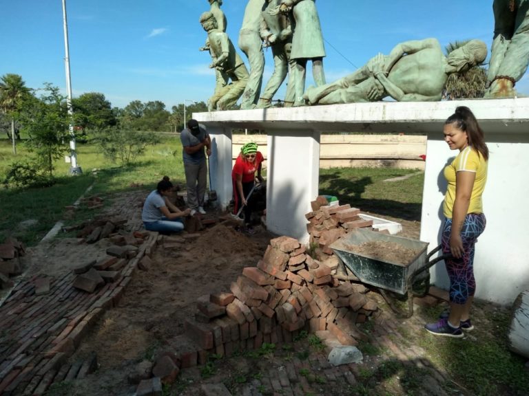 PATRIMONIO HISTÓRICO CULTURAL: GOBIERNO AVANZA EN LA RESTAURACIÓN DEL MONUMENTO DE LA MASACRE DE MARGARITA BELÉN