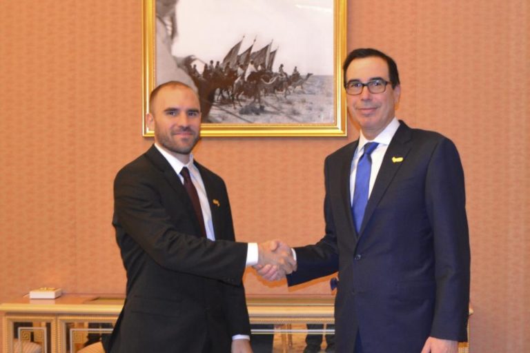 Guzmán se reunió con el secretario del Tesoro de los Estados Unidos