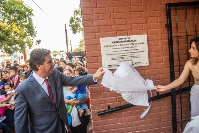 «LA PRESENCIA DEL ESTADO GARANTIZA EL DERECHO A UNA INFANCIA DIGNA», DIJO CAPITANICH AL INAUGURAR LAS REFACCIONES DEL CIFF N° 10