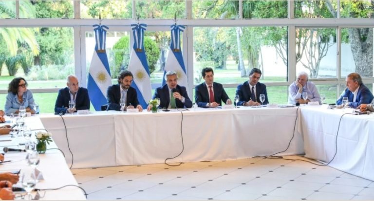 CAPITANICH PARTICIPÓ DEL ENCUENTRO DE GOBERNADORES JUNTO AL PRESIDENTE ALBERTO FERNÁNDEZ