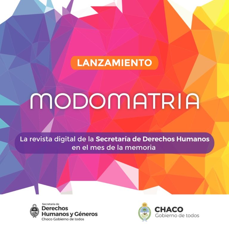 LA SECRETARÍA DE DERRCHOS HUMANOS Y GÉNEROS LANZA SU REVISTA VIRTUAL: ModoMatria.