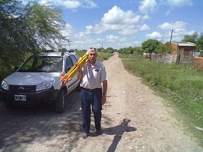 Argentino Solís Bonastre, 54 años de Agrimensor Nacional, un Placeño más.