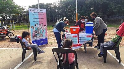 VACUNACIÓN: SALUD CONTINÚA CON LA CRUZADA PROVINCIAL CONTRA LA POLIOMIELITIS Y EL SARAMPIÓN