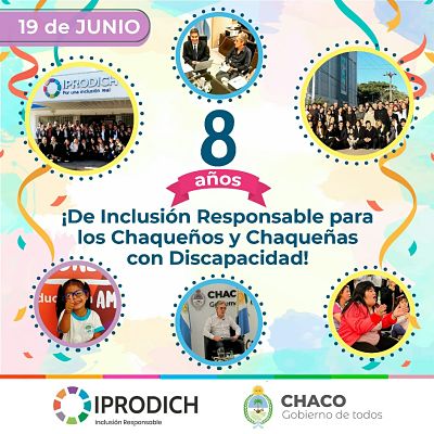 IPRODICH CELEBRA OCHO AÑOS DE INCLUSIÓN RESPONSABLE PARA PERSONAS CON DISCAPACIDAD