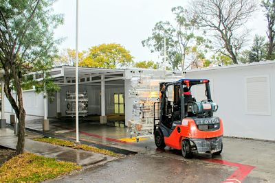 SALUD RECIBIÓ NUEVAS CAMAS PARA EL HOSPITAL MODULAR DEL PERRANDO