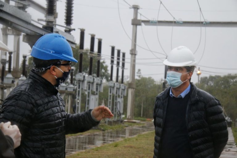 CAPITANICH RECORRIÓ LA ESTACIÓN TRANSFORMADORA DE PUERTO VILELAS