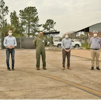 VIALIDAD PROVINCIAL CONSTRUYÓ UN HELIPUERTO EN EL PREDIO DE LA FUERZA AÉREA