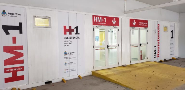 COVID-19: SE INSTALÓ UN GRUPO ELECTRÓGENO AL HOSPITAL MODULAR