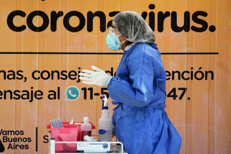 Coronavirus en Argentina: dos muertes por día en el personal de salud