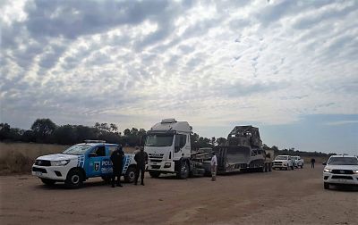 SE SECUESTRÓ UNA TOPADORA E INICIARÁN ACCIONES LEGALES