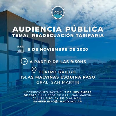 SAMEEP FUNDAMENTA LA READECUACIÓN DEL CUADRO TARIFARIO