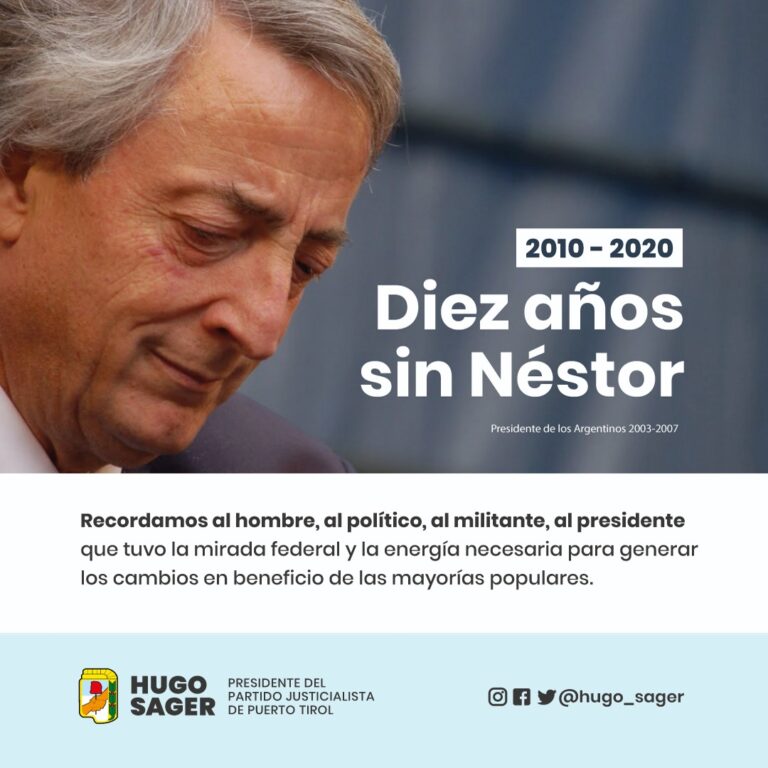 Néstor, el vacío de una década que supimos llenar acrecentando el amor, la equidad y la inclusión